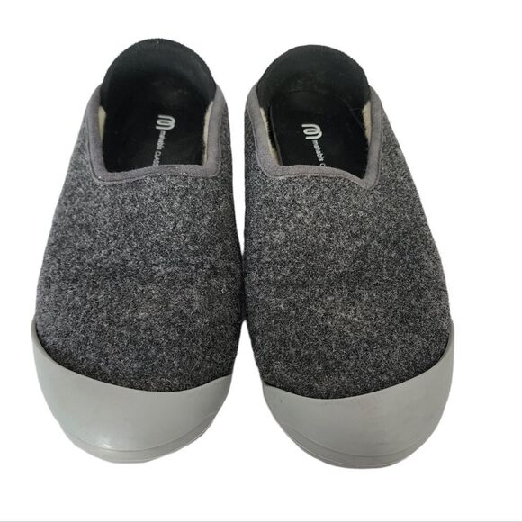 Mahabis Classic Wool Grey Removable Sole Slippers 38 - Picture 2 of 6